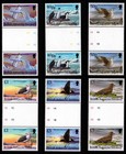 British Antarctic Territory  1998  Antarctic Birds  Set Of 12  Gutter Pairs  Mnh