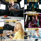 Led Photography Light Kit Usb Dimmable Tabletop Lights Desk Tripod 2 Pcs