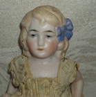 Antique Bisque Jointed Dollhouse Doll All Original 4  Exc   33 33