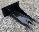 Heavy Duty Stump Bucket With Teeth Attachment Fits Toro Dingo Mini Skid Steer