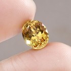Aaa Cool Natural Flawless Ceylon Yellow Sapphire Loose Oval Cut Gemstone 10x8 Mm