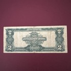1899  2 Silver Certificate Note Mini Porthole 