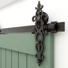 Ccjh 4-20ft Sliding Barn Door Hardware Closet Track Kit For Single double Door