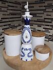 Class Azul Empty Tequila Bottle 750ml  Liquid Dispenser With Auto Flip Spout