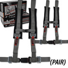 Polaris Rzr 200 4 Point Harness Pair  silver  All Years