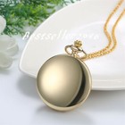 Mens  to My Son love Dad  Analog Quartz Pocket Watch With 32  Chain Gift For Son