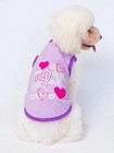 4pcs Puppy Pet Cat Small Vest Tshirt Coat Dog Clothes Apparel Thin Shirt Costume
