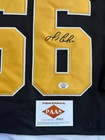 Mario Lemieux Black Hockey Hand Signed Jersey Autographed Coa