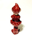 Gilner Maroon Pixie Elf Ceramic California Pottery 4 5 In Figurine Vintage Mcm