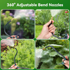 360   Adjustable Drip Irrigation System 100ft 5 16  Garden Watering Kit With 16 C