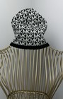 Michael Kors Mk Repeat Logo Hat beanie Black And White
