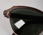 Vintage Bausch   Lomb Cat Eye Glasses 1 10 12k Gold Filled B l Frames   Case