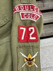 Vtg Boy Scout Ls Uniform Shirt Bsa Sanforized Sz 14 Men S Xs Boulder Co Scouts