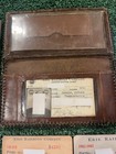 Erie Railroad Photo   Identification Cards-leather Railroad Wallet 1930   s-1940   s