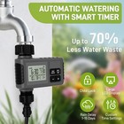 66ft Drip Irrigation System W timer Automatic Garden Watering For Lawn   Plant