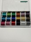 18 Madeira Embroidery Thread Metallic Christmas 200m Assorted Colors    no Cd  