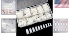 Luxury 500pcs False Nail Tips - Short Half Cover Design For Home Diy   Salons