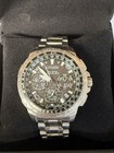 Citizen Eco-drive Satellite Wave Black Dial 48mm Ss Bracelet 