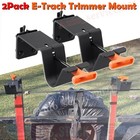 2pack E-track Trimmer Mount Cargo Enclosed Trailer Weedeater Rack Tool Organizer