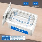 Ultrasonic Cleaner  900ml Ultrasonic Jewelry Cleaner ultrasound Cavitation Ma   