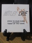 Motley Crue Vince Neil Signed  Stick To Your Guns toast Of The Town 45-rare     