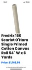 Fredrix Artist Canvas 1160 Style 160sp Scarlet Ohara Single Primed Cotton Canvas