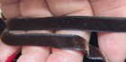 Vintage Velvet Ribbon Rayon 1 4  Espresso 1yd Made In Switzerland