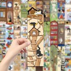 12pcs Random Unique Cute Cat World Reading Bookmarks Gift Present
