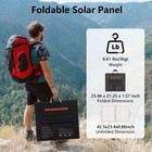 220w Portable Solar Panel Kit 23 5  Conversion Efficiency For Solar Generator