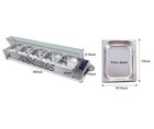 5 Pans Bain Marie Countertop Food Warmer Steam Table  1500w Restaurant Equipment