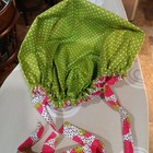 Strawberry And Polka Dot Design Handmade Surgical Scrub  Cap