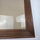 Vtg Solid Oak Wood Frame 8x10  Mounted Only