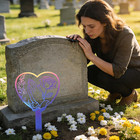 Heart Memorial Plaque Grave Marker For Cemetery memorial Grave Markers Cemetery