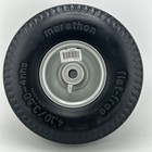 Marathon Flat Free 10 5 16 In Wheel Dia  1 3 4   Wheel Wd  3 1 2  Hub