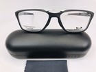     new Oakley Ox8113-0155 Satin Black Gauge 7 2 Arch Eyeglasses 55mm With Case