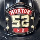 Vintage Cairns   Brother Firefighter Helmet Morton Fd Ny Clifton Nj Rare