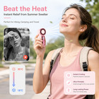 Pocket Turbo Handheld Fan Usb Rechargeable Brushless Motor Quiet Portable Fa
