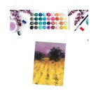 Limited Edition Aceo Art Print  50 Golden Field Landscape Painting Free Ship