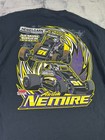 Austin Nemire Racing T-shirt Men   s Xl Black Sprint Car Graphic Double Sided Tee