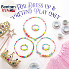 Toddler Necklace Bracelet  3 Sets Kids Jewelry For Girls Colorful Beads  Costume