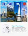 2 Pack Us To Australia Power Plug Adapter  New Zealand Power Adapter 4 Outlet   