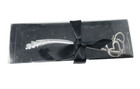 Entwined Hearts Bookmark Silver Tone In Gift Box W Ribbon