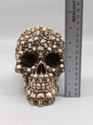 Large Skull Skeletons All Over Head Sculpture Statue Hell Raiser Gothic Display