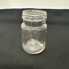 Vintage Antique Small Glass Jar Clear But Purple Tinged