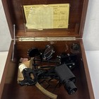 1959 C  Plath Hamburg Micrometer Marine Sextant 39861 Case Certificate 6x30 Rare