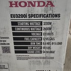 Honda Eu3200i Fuel Injected Inverter Generator 3200w 120v 1 2 Gal Bluetooth