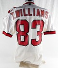 1994 Calgary Stampeders T williams  83 Game Used White Jersey Grey Cup 50 P Cfl