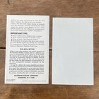 Vintage Kodak Hawkeye Flashfun Camera Instruction Manual   Field Case Insert