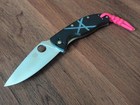 Spyderco Tenacious Folding Knife 8cr13mov Liner Lock Plain Edge Silver G10