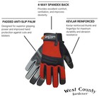 West County Gardener Chester Protective Gear 047b l Men s Landscape Gloves   821